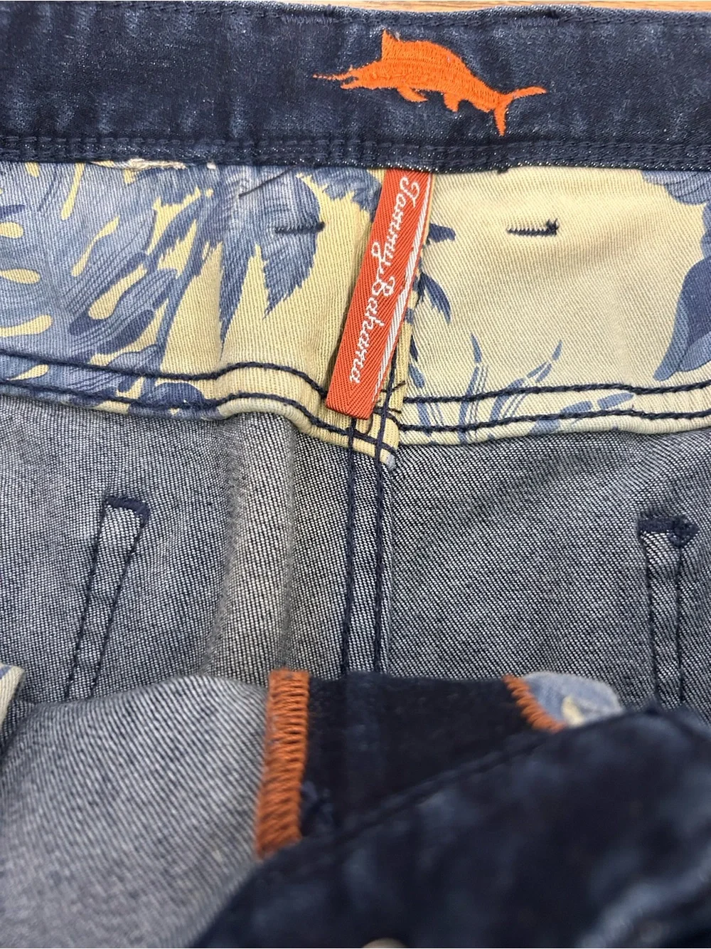 Men's Tommy Bahama Dark Blue Jeans, 36x32, EUC